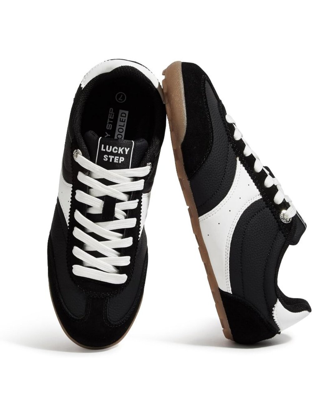 Women's Black Retro Fashion Lightweight Non Slip Thin Sole Comfortable Sneakers